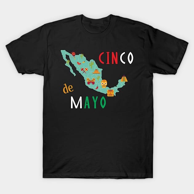 cinco de mayo mexicano T-Shirt by aldistar